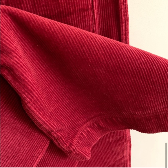 NEW Marine Layer Tally Corduroy Wide Leg Cropped Pant Rosewood Retro 2 and 4 - Picture 4 of 7